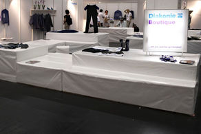 Diakonie - Messestand Boutique